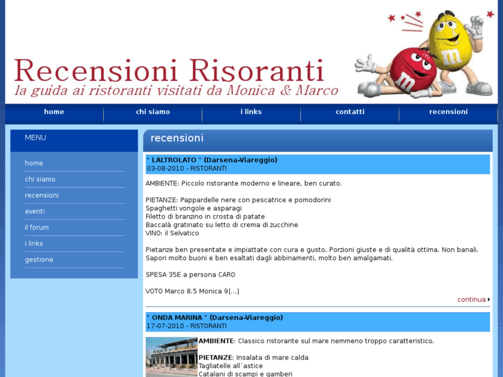 www.recensioniristoranti.net