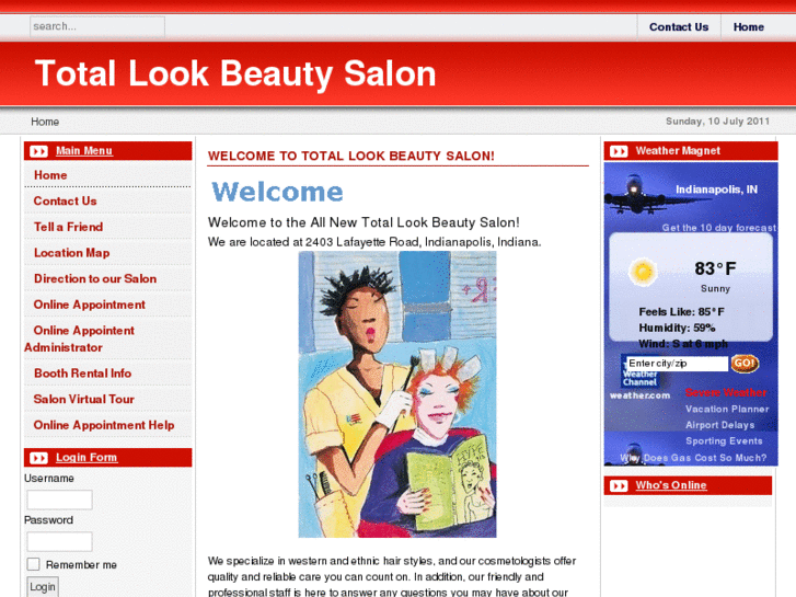 www.totallookbeautysalon.com