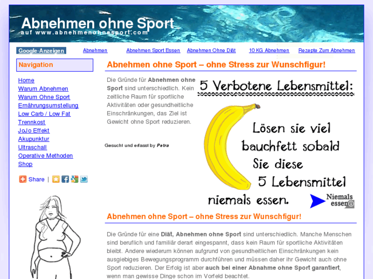 www.abnehmenohnesport.com