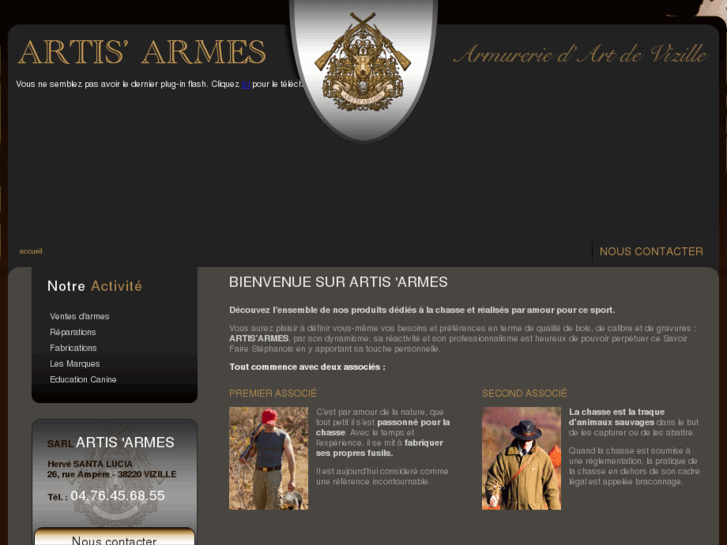 www.artisarmes-armurerie-38.com