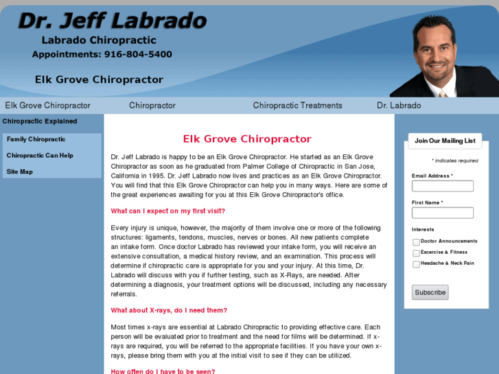 www.chiropractorelkgrove.net