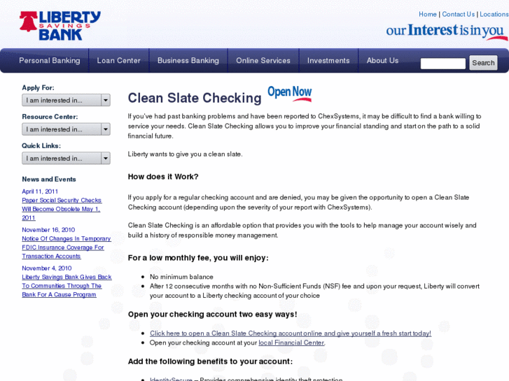 www.cleanslatechecking.com