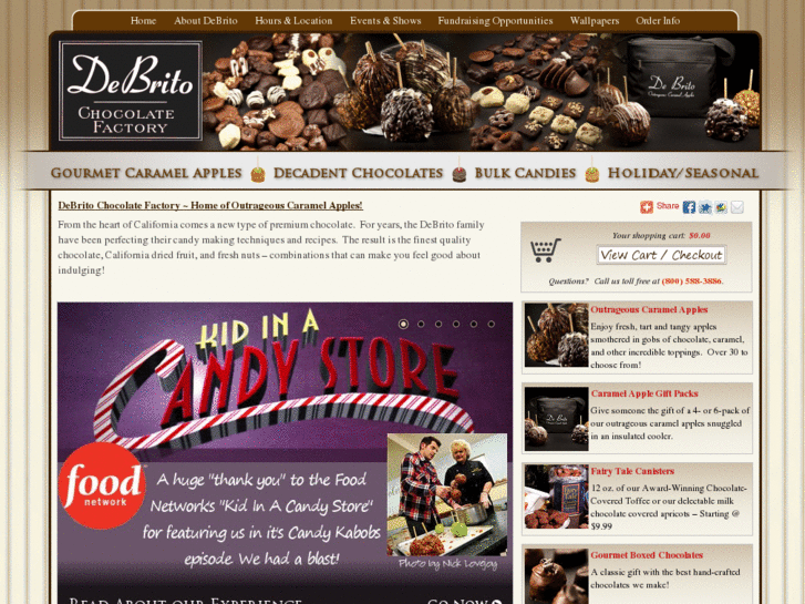 www.debritochocolate.com