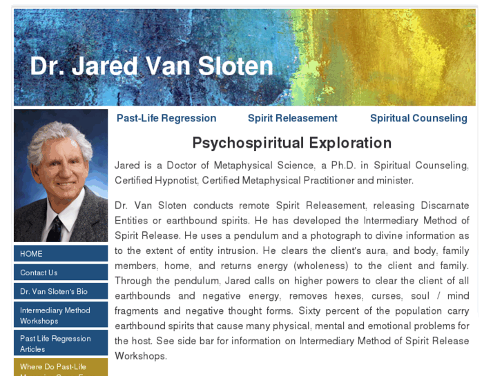 www.drjaredvansloten.com