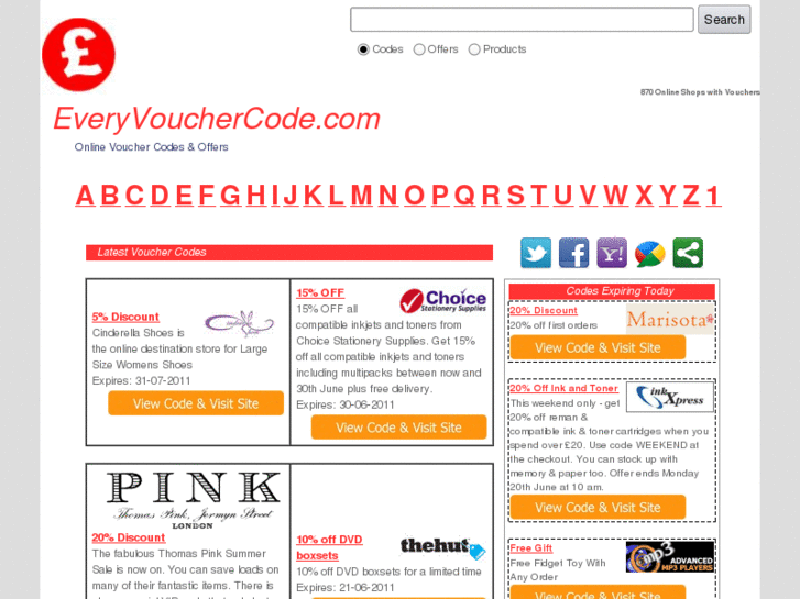 www.everyvouchercode.com