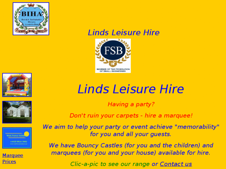 www.linds-leisure-hire.info