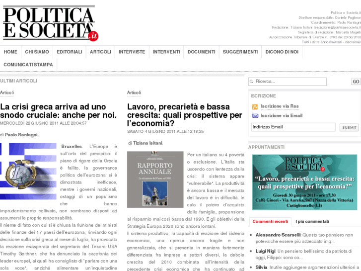 www.politicaesocieta.it