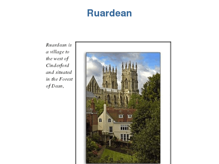 www.ruardean.com