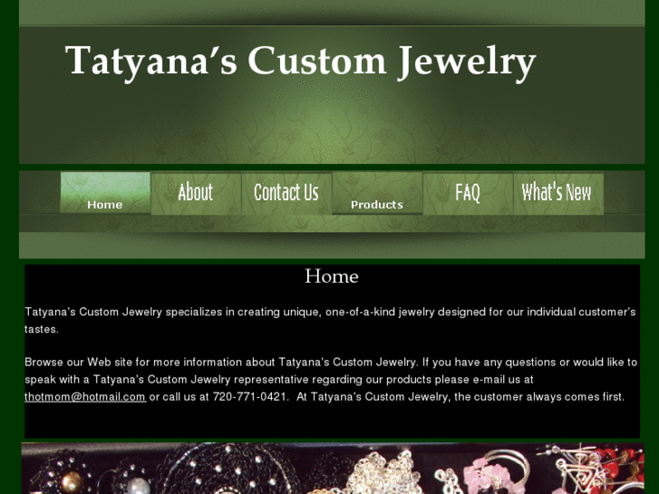 www.tatyanascustomjewelry.com