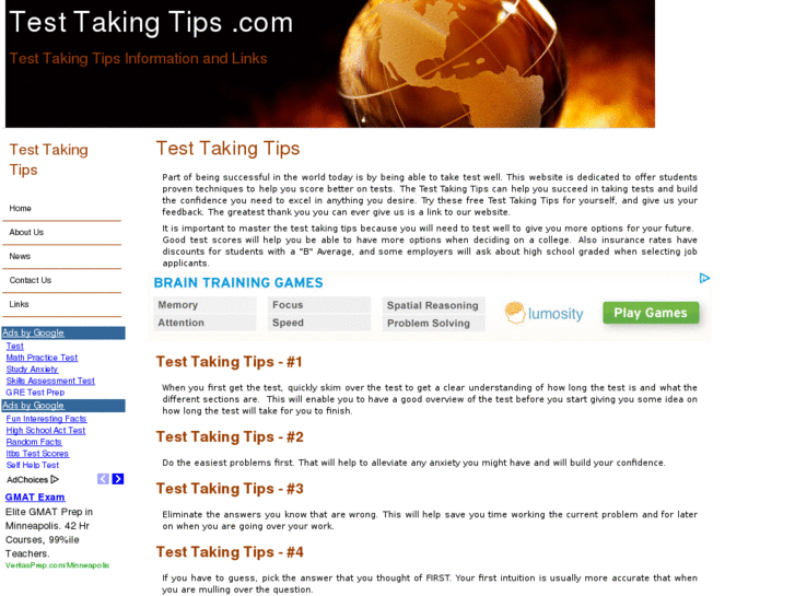 www.test-taking-tips.com