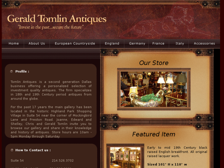 www.tomlinantiques.com