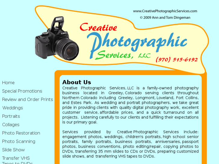 www.creativephotographicservices.com