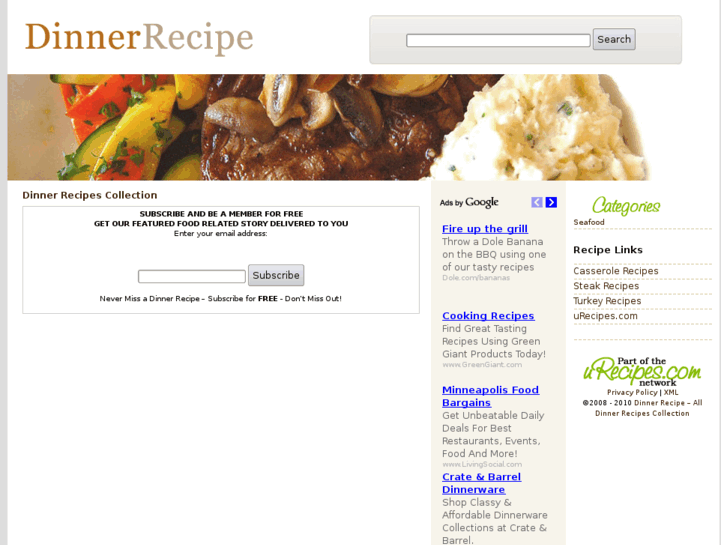 www.dinnerrecipe.org