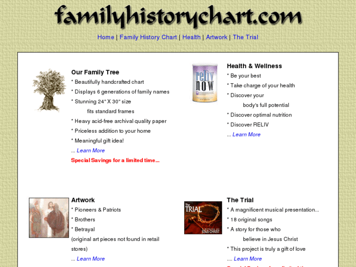 www.familyhistorychart.com