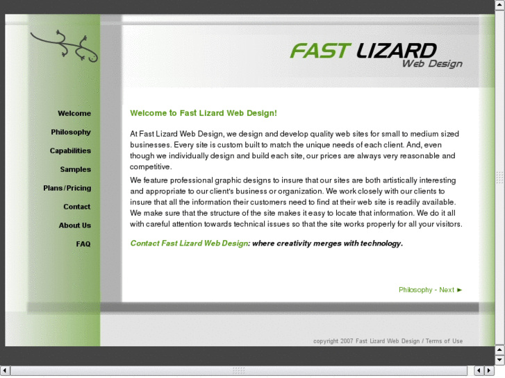www.fastlizardwebdesign.com