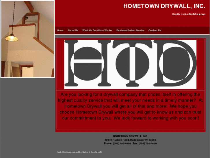 www.hometowndrywallinc.com