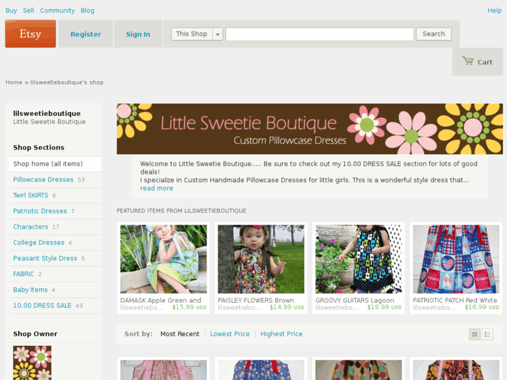 www.littlesweetieboutique.com