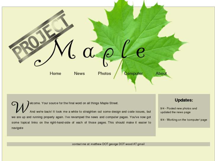 www.projectmaple.net