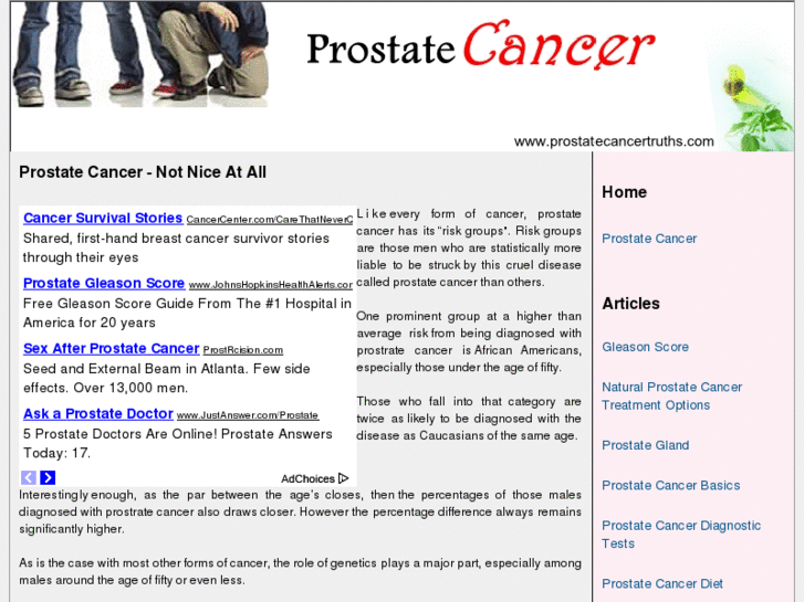 www.prostatecancertruths.com