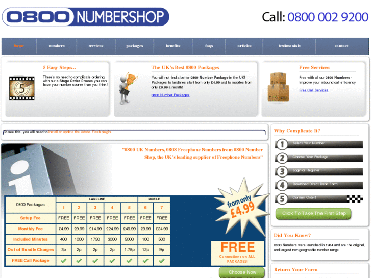 www.0800numbershop.co.uk