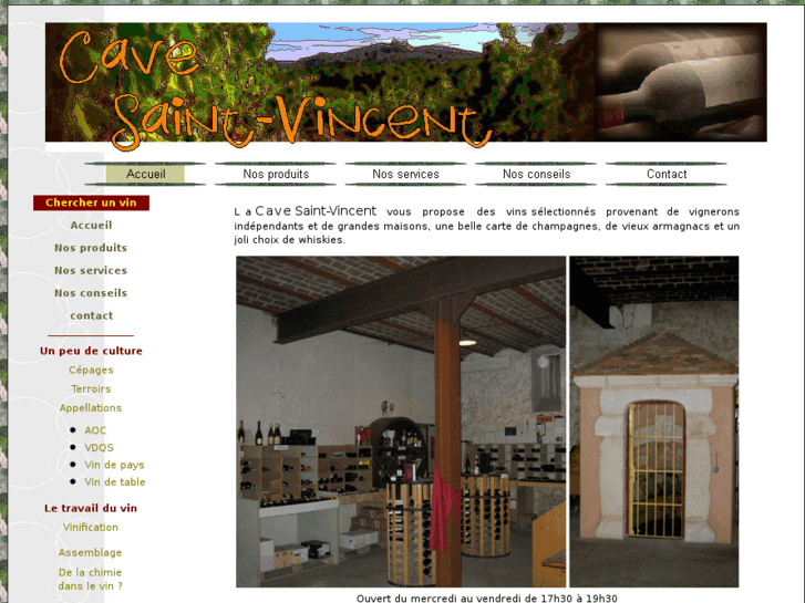 www.cavesaintvincent.fr