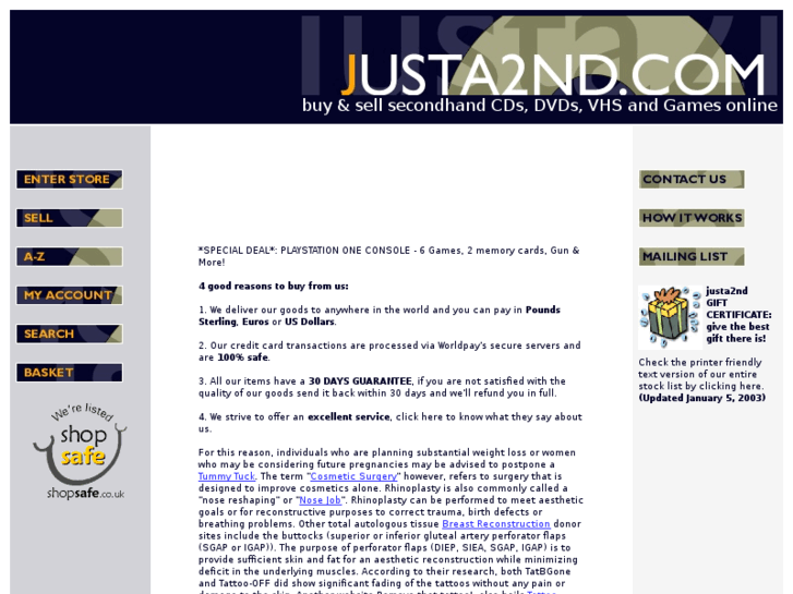 www.justa2nd.com