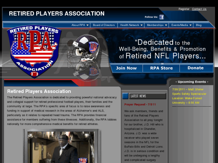 www.mynflretiredplayersassociation.com