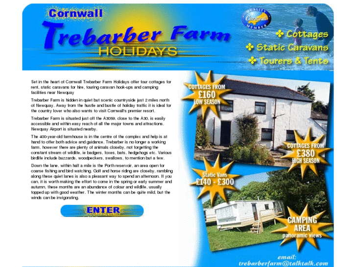 www.trebarberfarmholidays.com