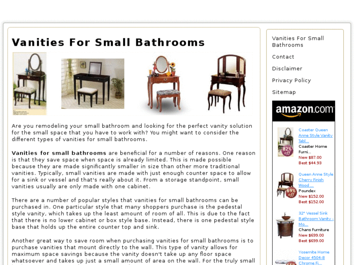 www.vanitiesforsmallbathrooms.com