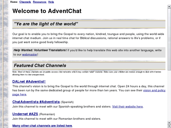 www.adventchat.net