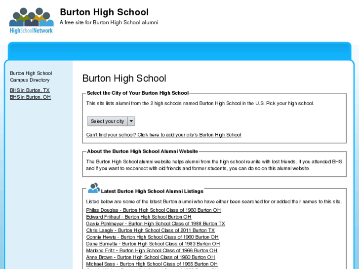 www.burtonhighschool.org