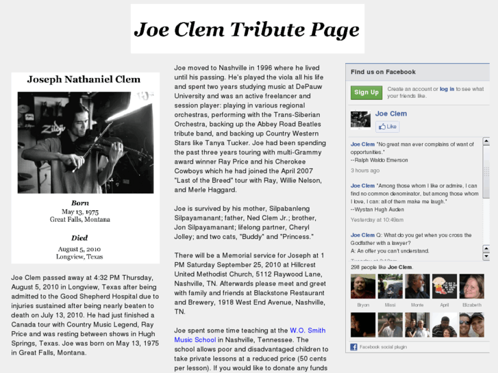 www.clemjoe.com