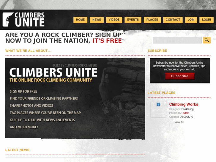 www.climbersunite.com