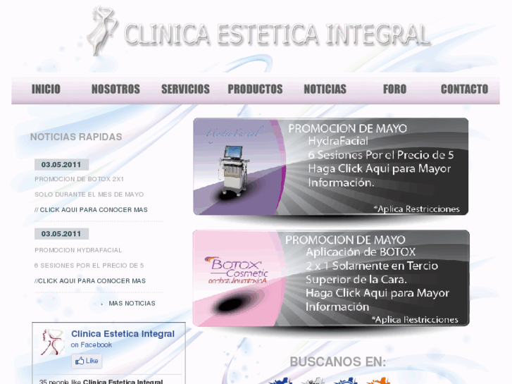 www.clinicaesteticaintegral.com