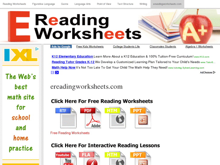 www.ereadingworksheets.com