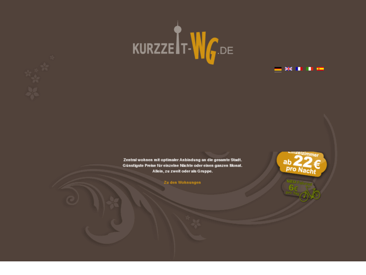 www.kurzzeit-wg.com