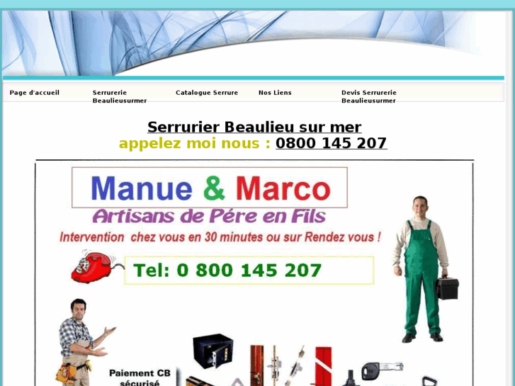 www.serrureriebeaulieusurmer.net