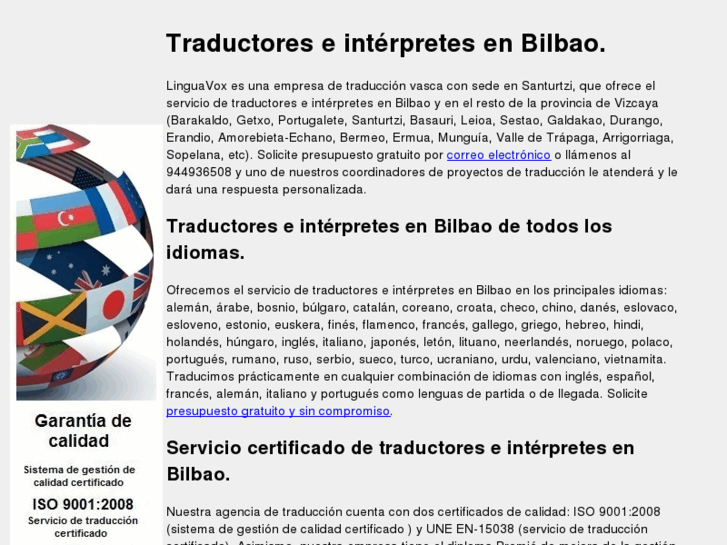 www.traductoreseinterpretesbilbao.es