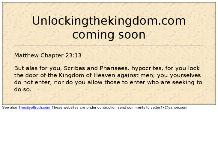 www.unlockingthekingdom.com