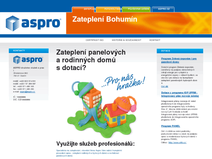 www.zateplenibohumin.cz