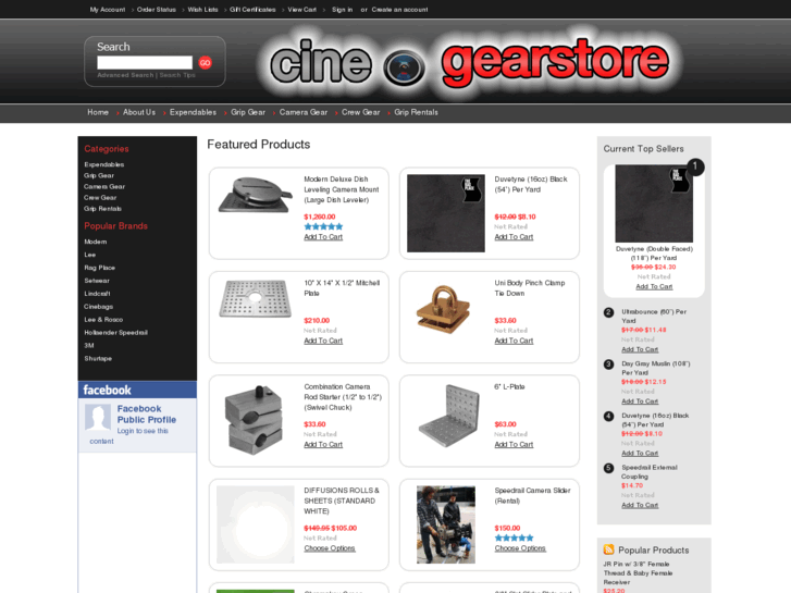 www.cinegearstore.com