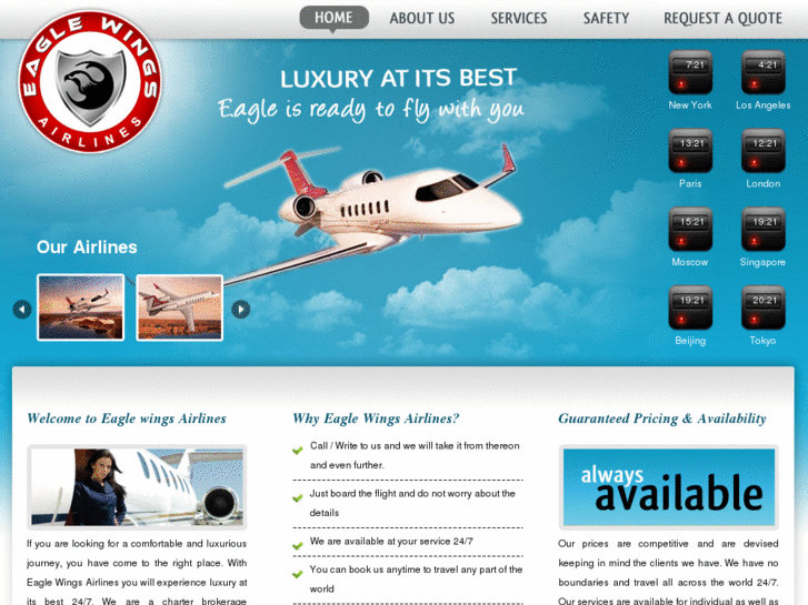 www.eaglewingsairlines.com