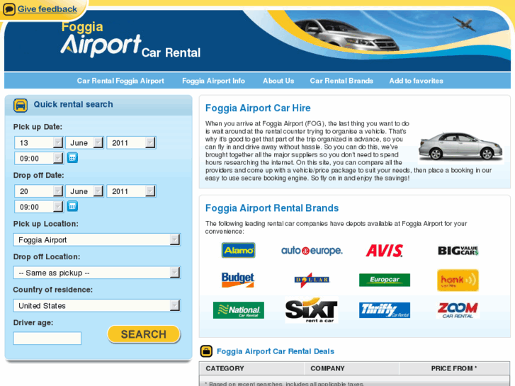 www.foggiaairportcarrental.com