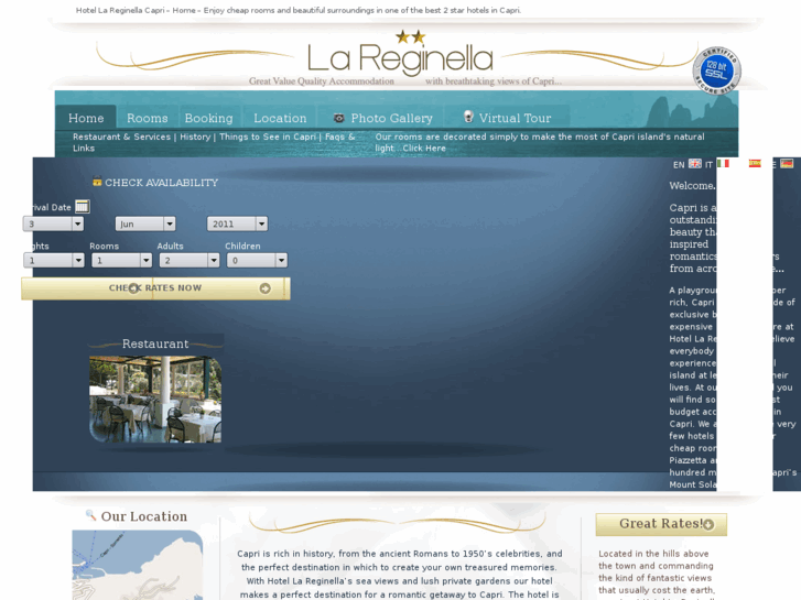 www.hotellareginella.com