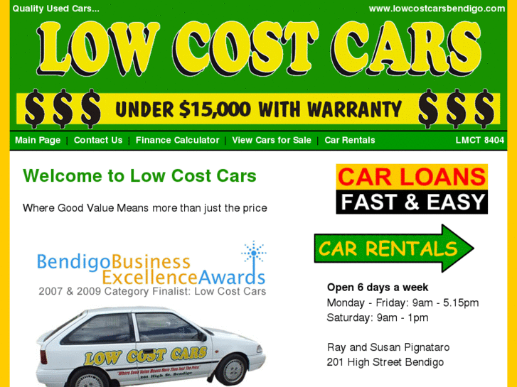 www.lowcostcarsbendigo.com