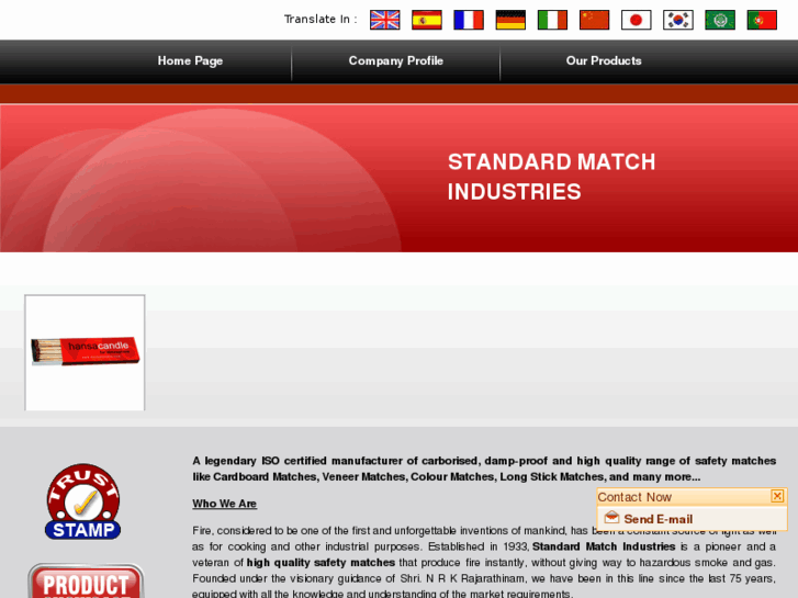 www.standardmatches.org