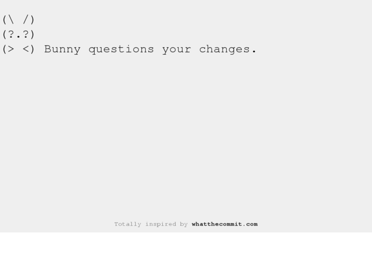 www.bunnyapprovesthesechanges.com
