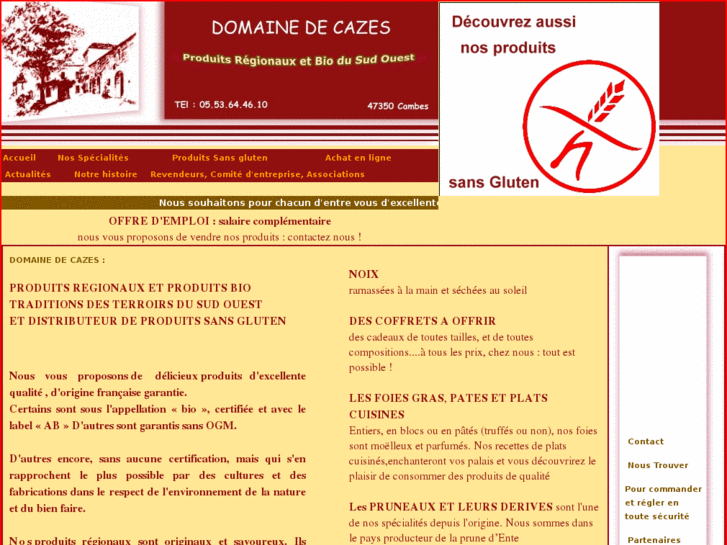 www.domainedecazes.com