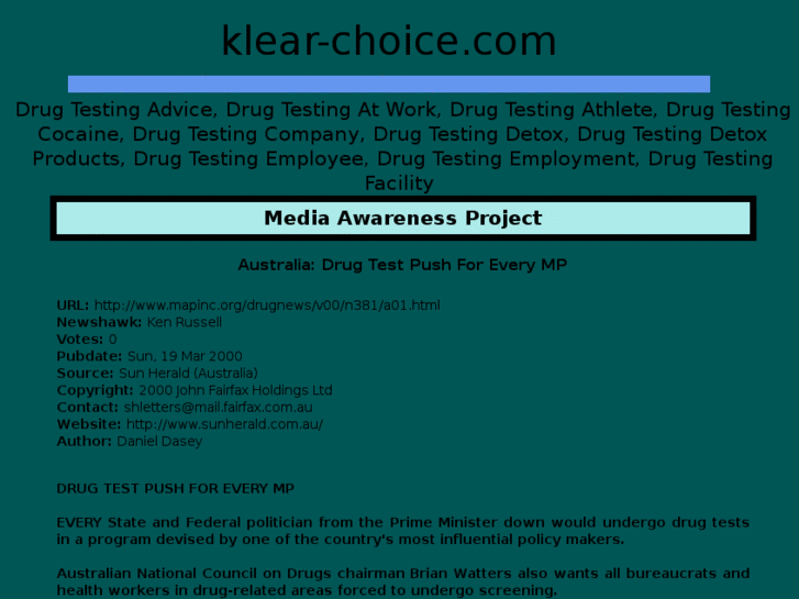 www.klear-choice.com