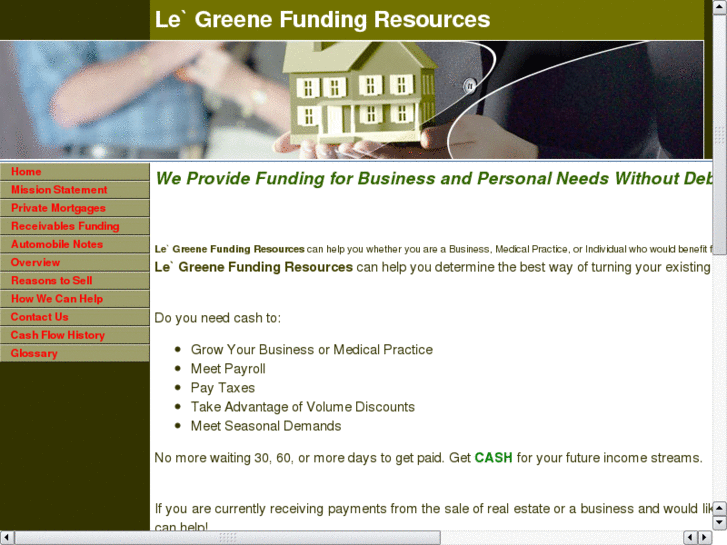 www.legreenfundingresources.com